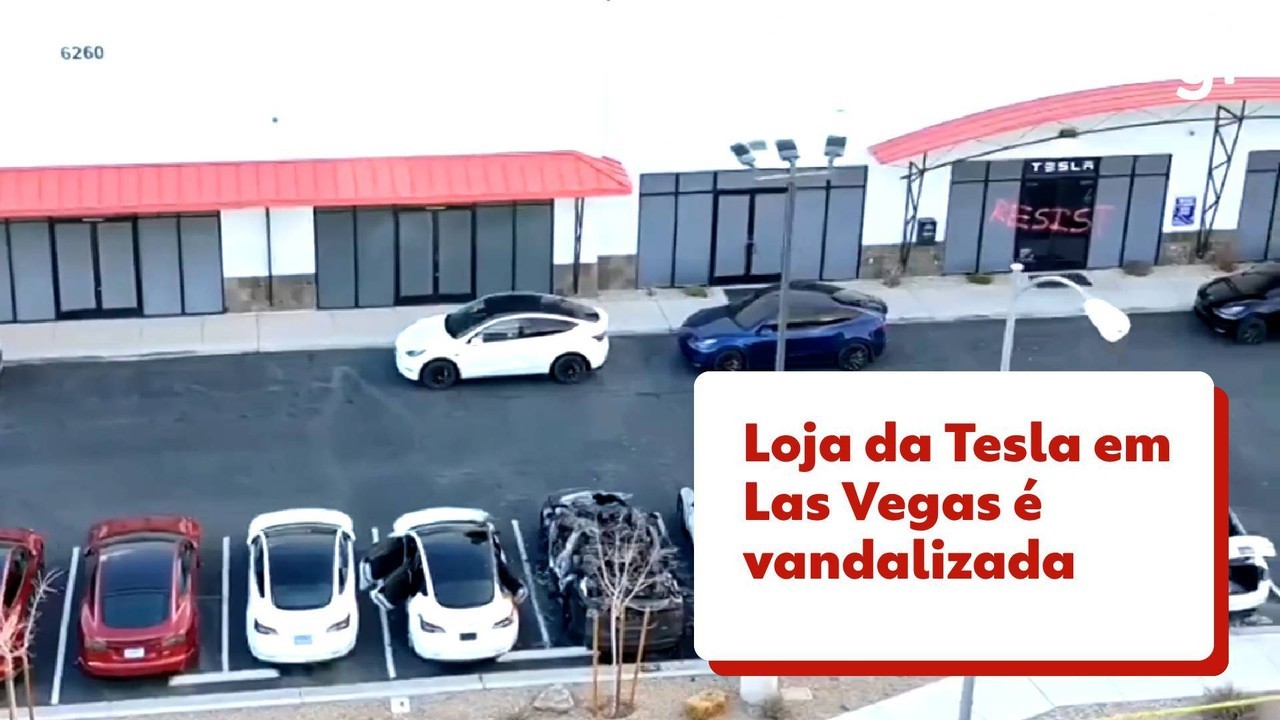 Loja da Tesla é vandalizada em Las Vegas em mais um ataque à empresa de Elon Musk; autoridades dos EUA falam em 'terrorismo'